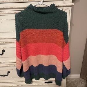 American Eagle Outfitters Multicolor Striped Sweater
